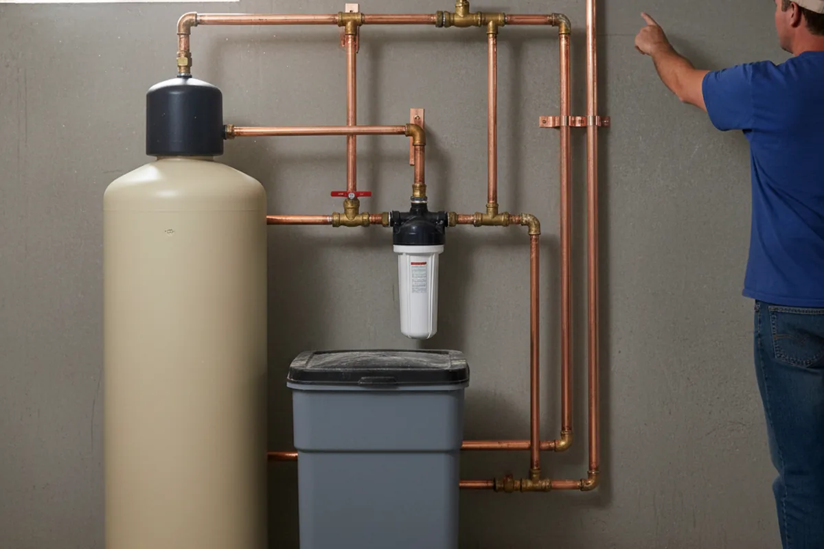 Whole-house water treatment system installed in Bozrah